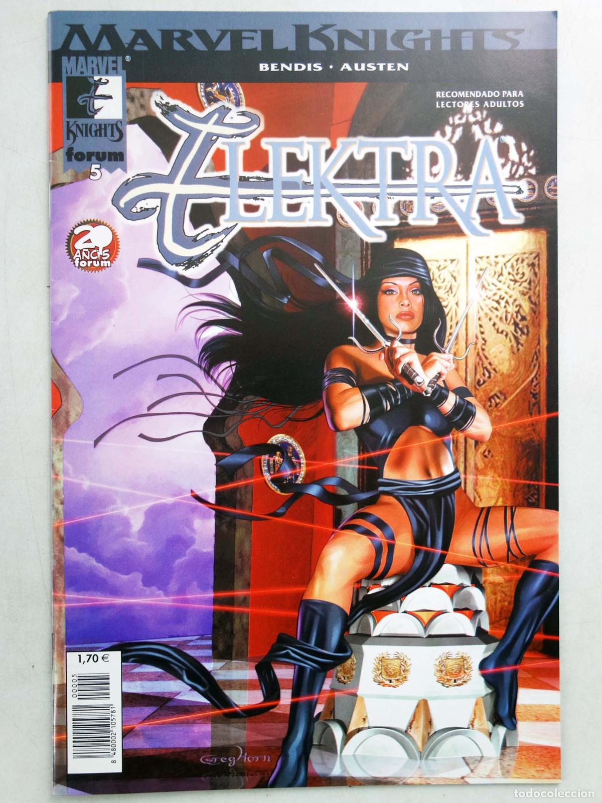 C&oacute;mics: ELEKTRA MARVEL KNIGHTS 5 (Brian Michael Bendis/Chuck Austen) Forum, 2002 - Foto 1