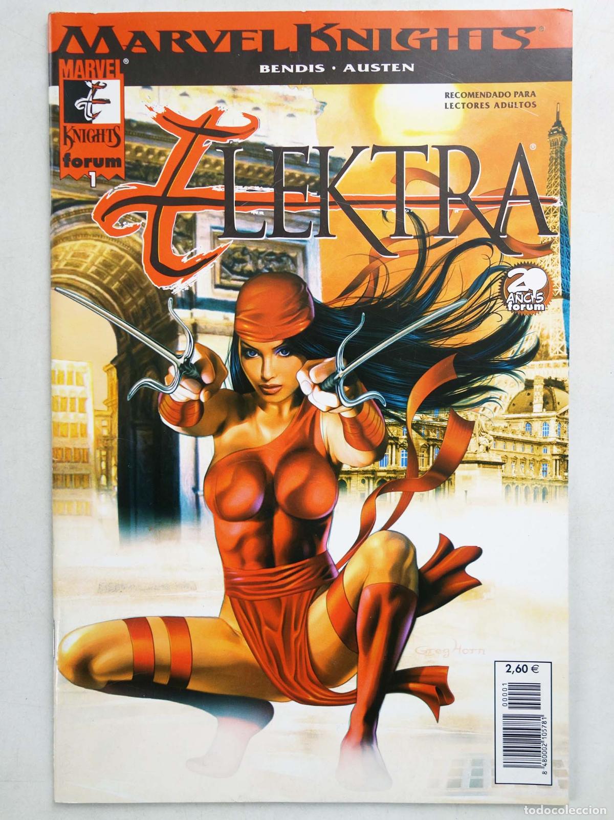 C&oacute;mics: ELEKTRA MARVEL KNIGHTS 1 (Brian Michael Bendis/Chuck Austen) Forum, 2002 - Foto 1