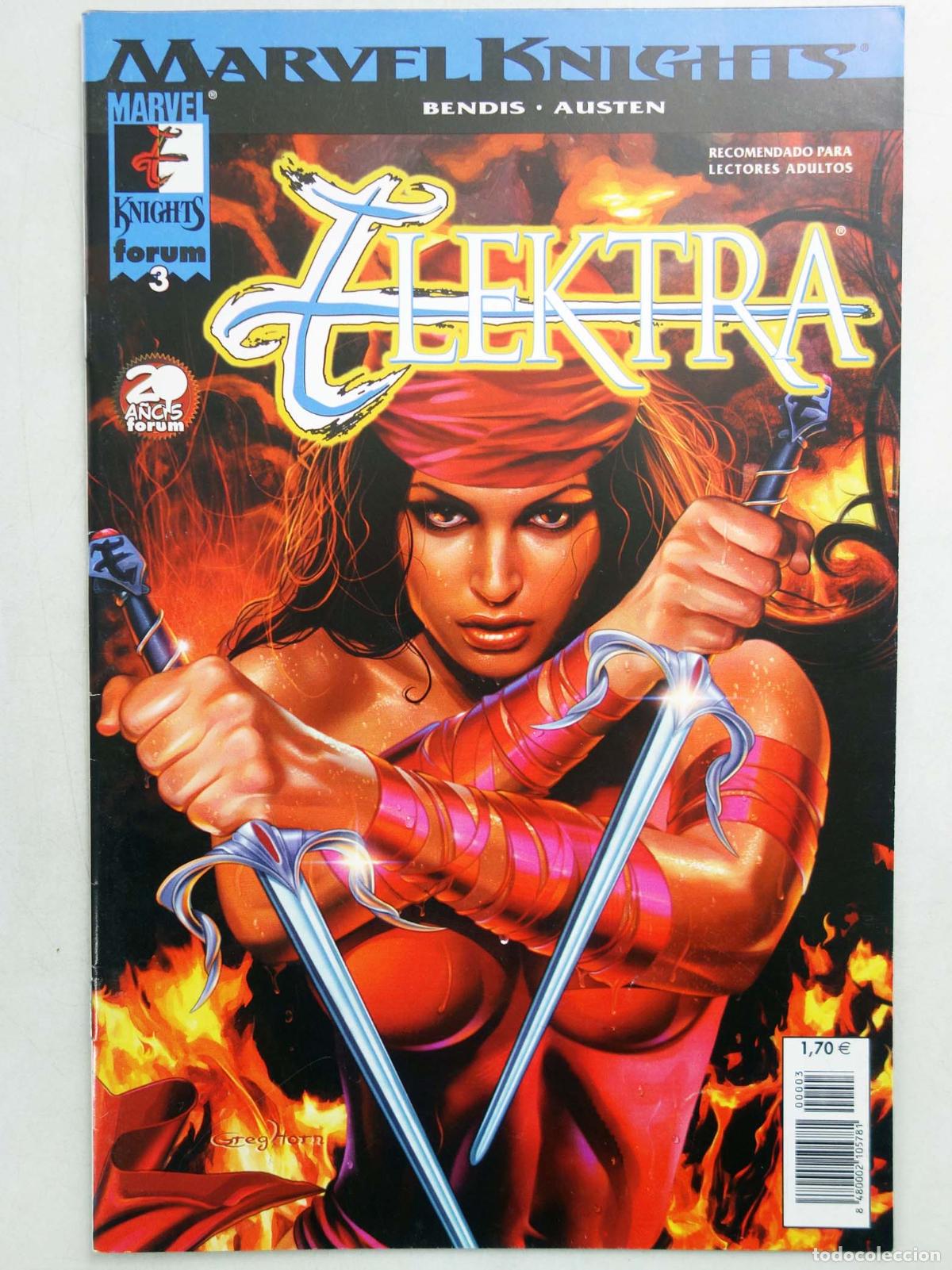 C&oacute;mics: ELEKTRA MARVEL KNIGHTS 3 (Brian Michael Bendis/Chuck Austen) Forum, 2002 - Foto 1