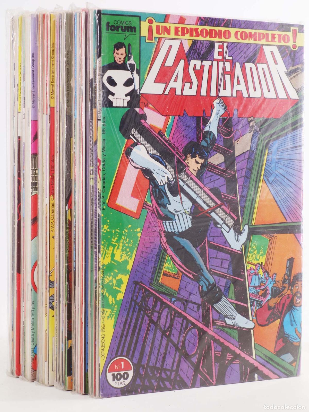 C&oacute;mics: EL CASTIGADOR VOL. 1 1 A 46. COMPLETA. Forum, 1988
