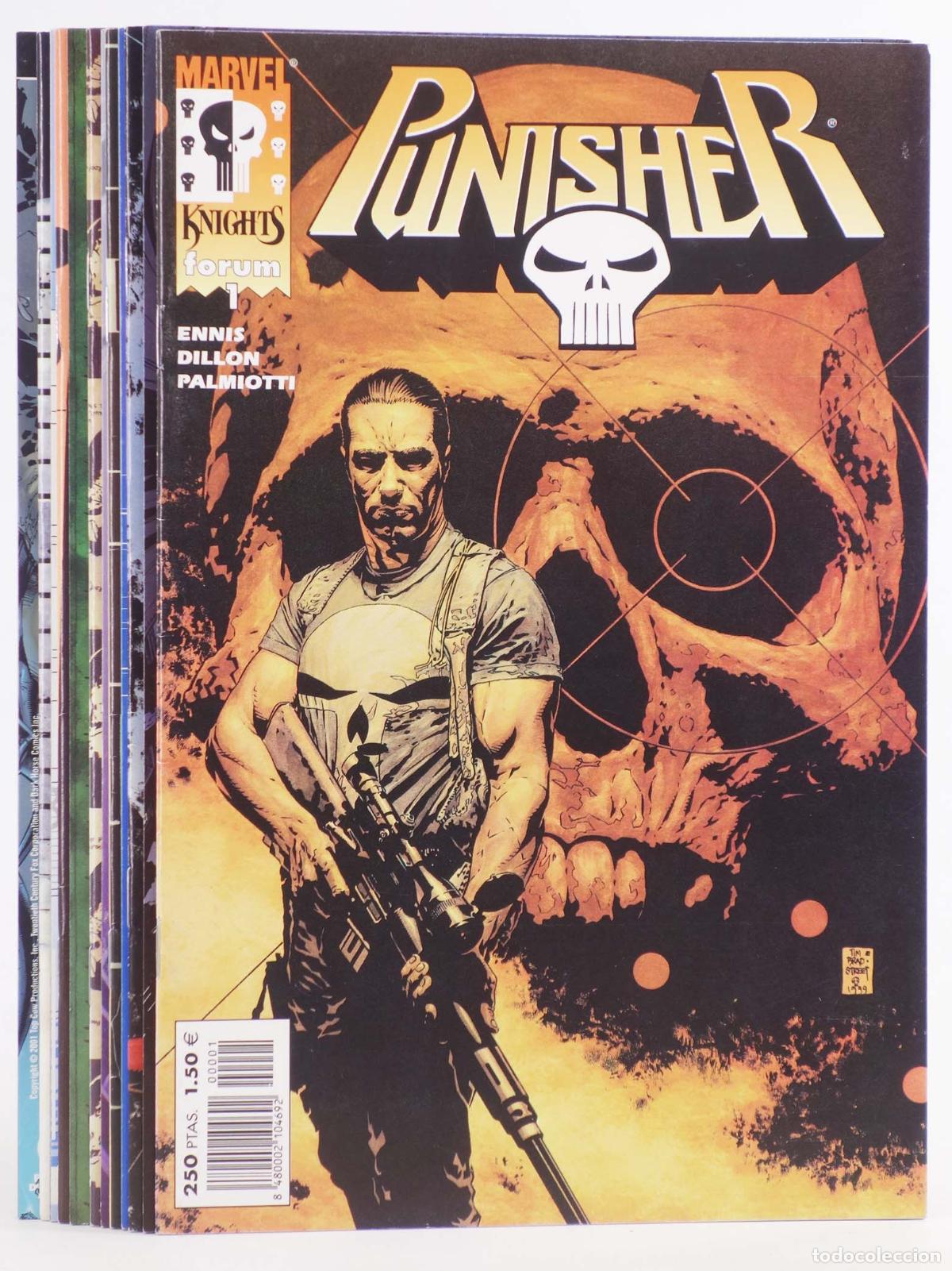 C&oacute;mics: PUNISHER MARVEL KNIGHTS VOL. 1 1 A 12. COMPLETA. Forum, 2001