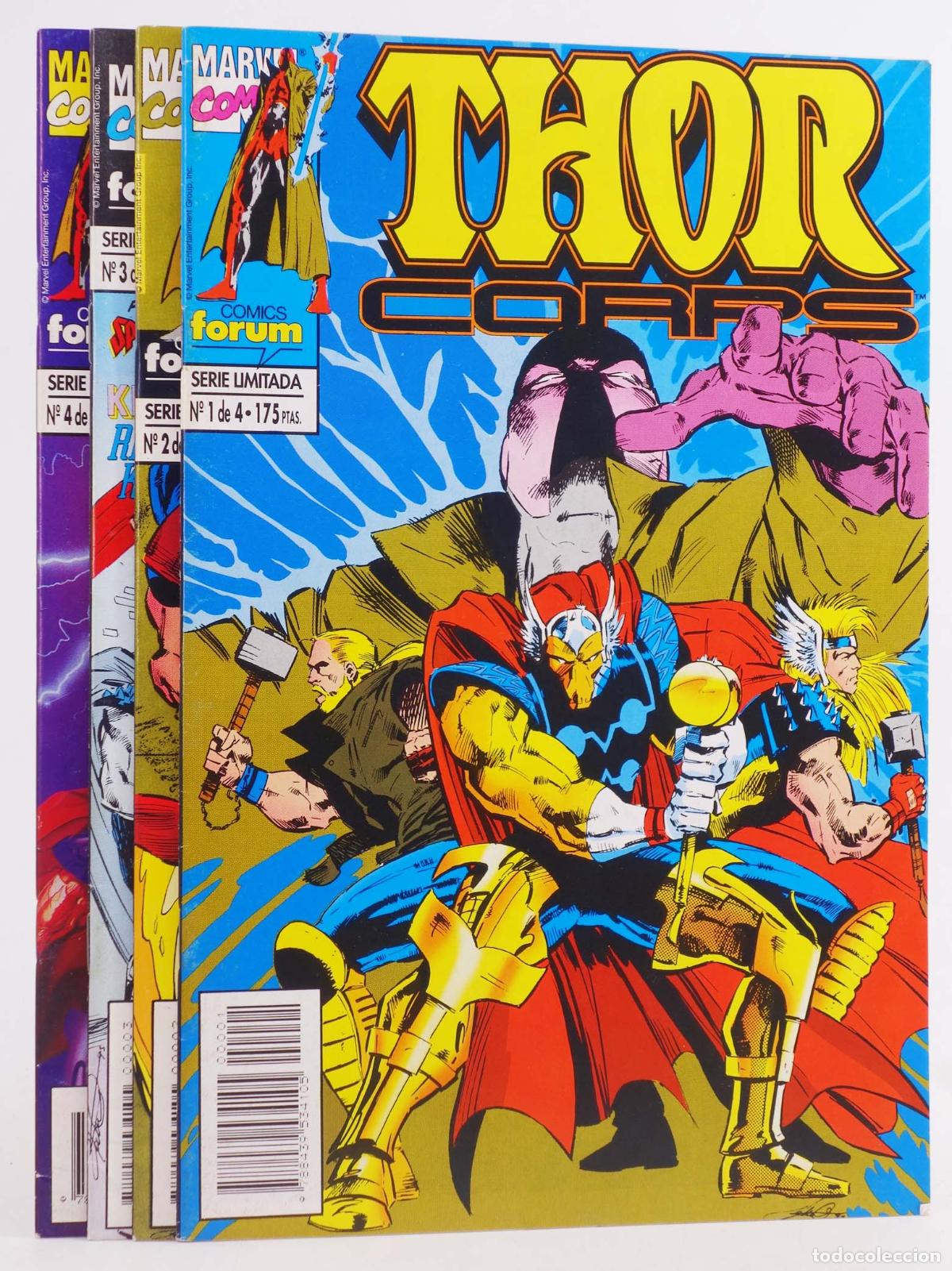 Comics : THOR CORPS 1 A 4. COMPLETA. Forum, 1994