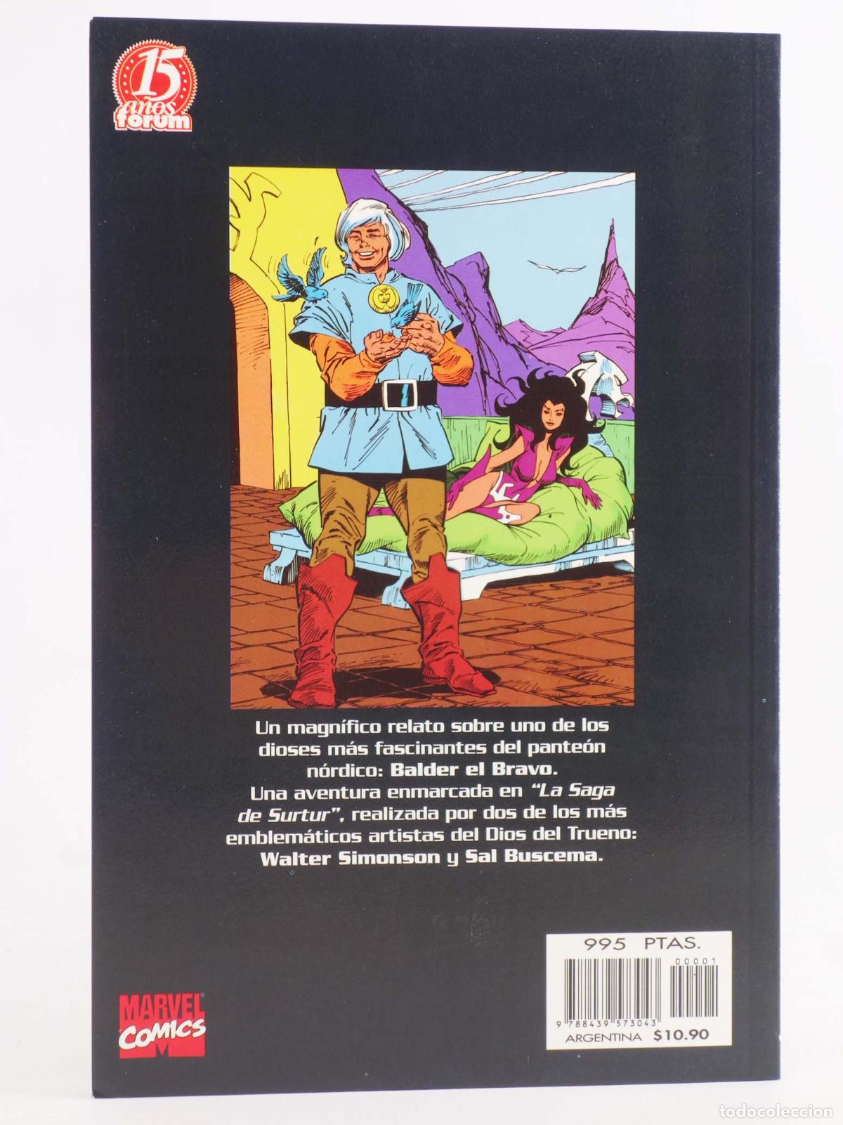 C&oacute;mics: BALDER. LA ESPADA DE FREY (Walt Simonson/Sal Buscema) Forum, 1998 - Foto 2