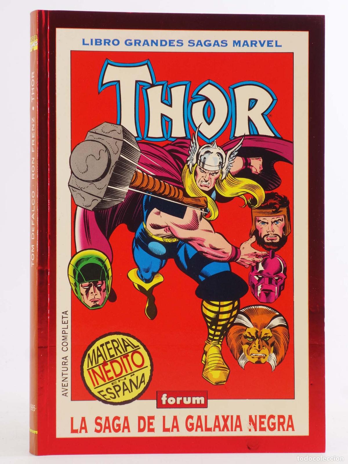 Comics : GRANDES SAGAS MARVEL 20. LA SAGA DE LA GALAXIA NEGRA (Tom Defalco/Gary Hartle/Ron Frenz) Forum, 1995