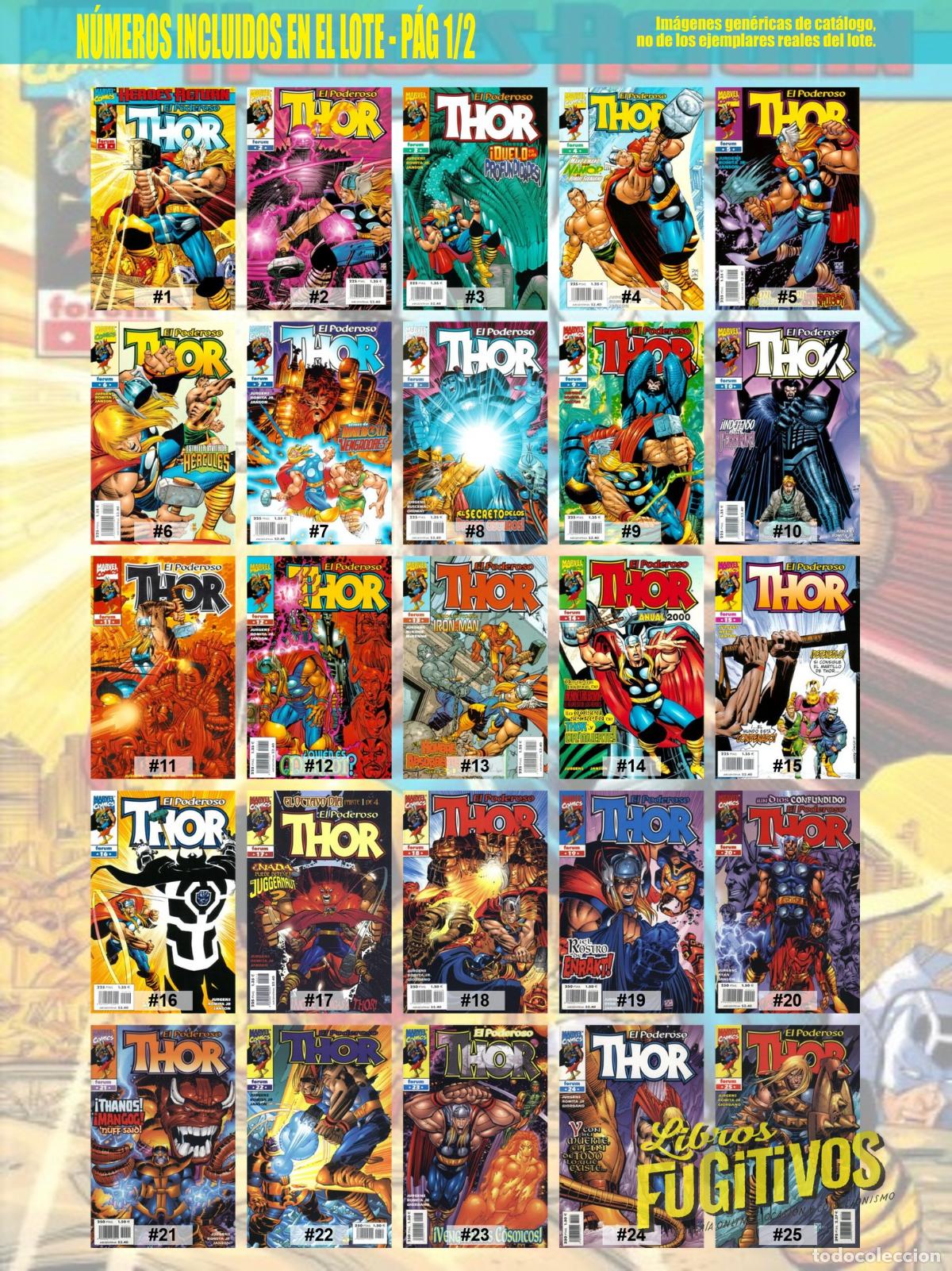C&oacute;mics: THOR EL PODEROSO VOL. 3 1 A 45. COMPLETA. Forum, 1999 - Foto 3