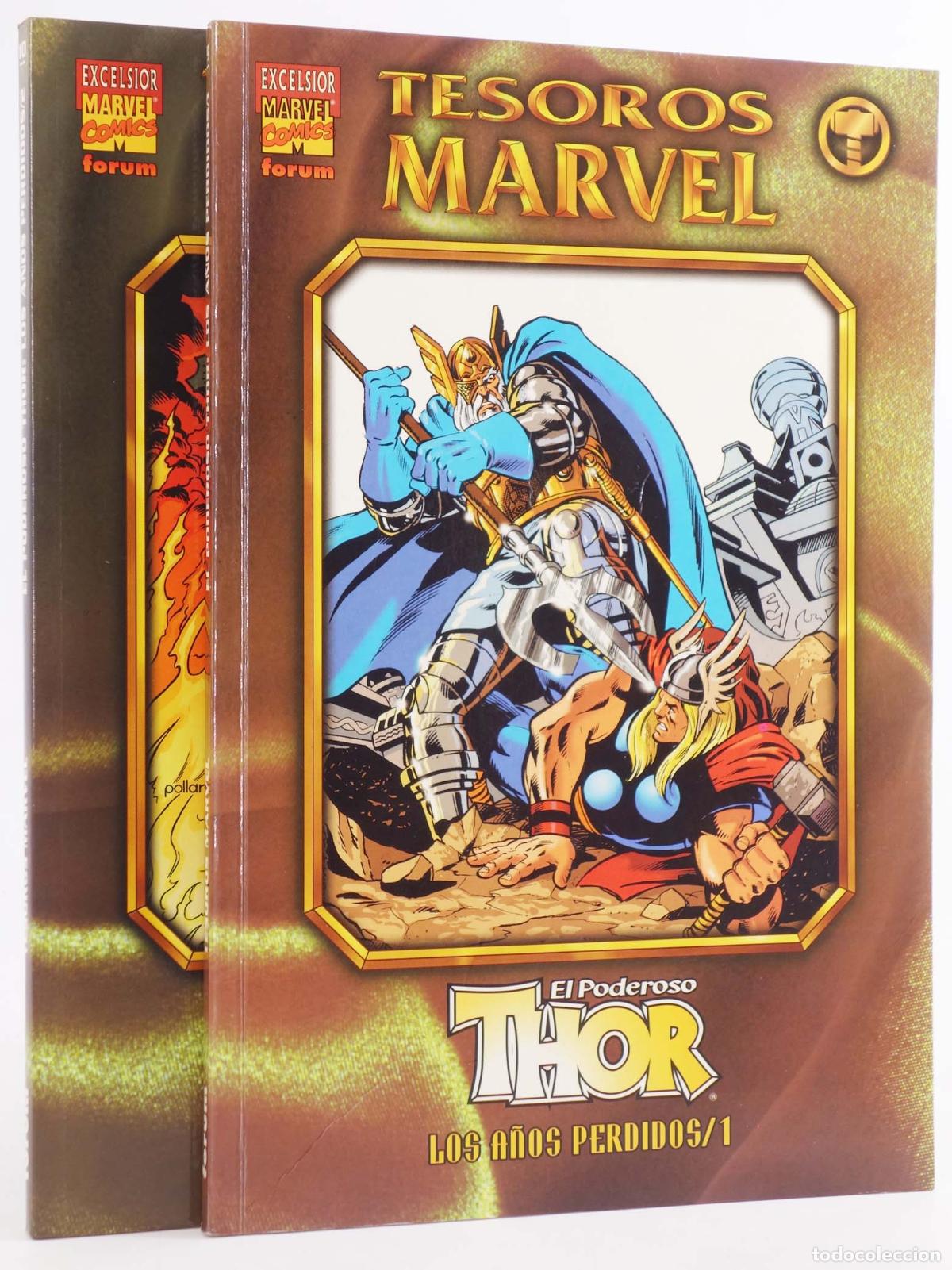Comics : TESOROS MARVEL 9 A 10. THOR LOS A&Ntilde;OS PERDIDOS COMPLETA. Forum, 1998