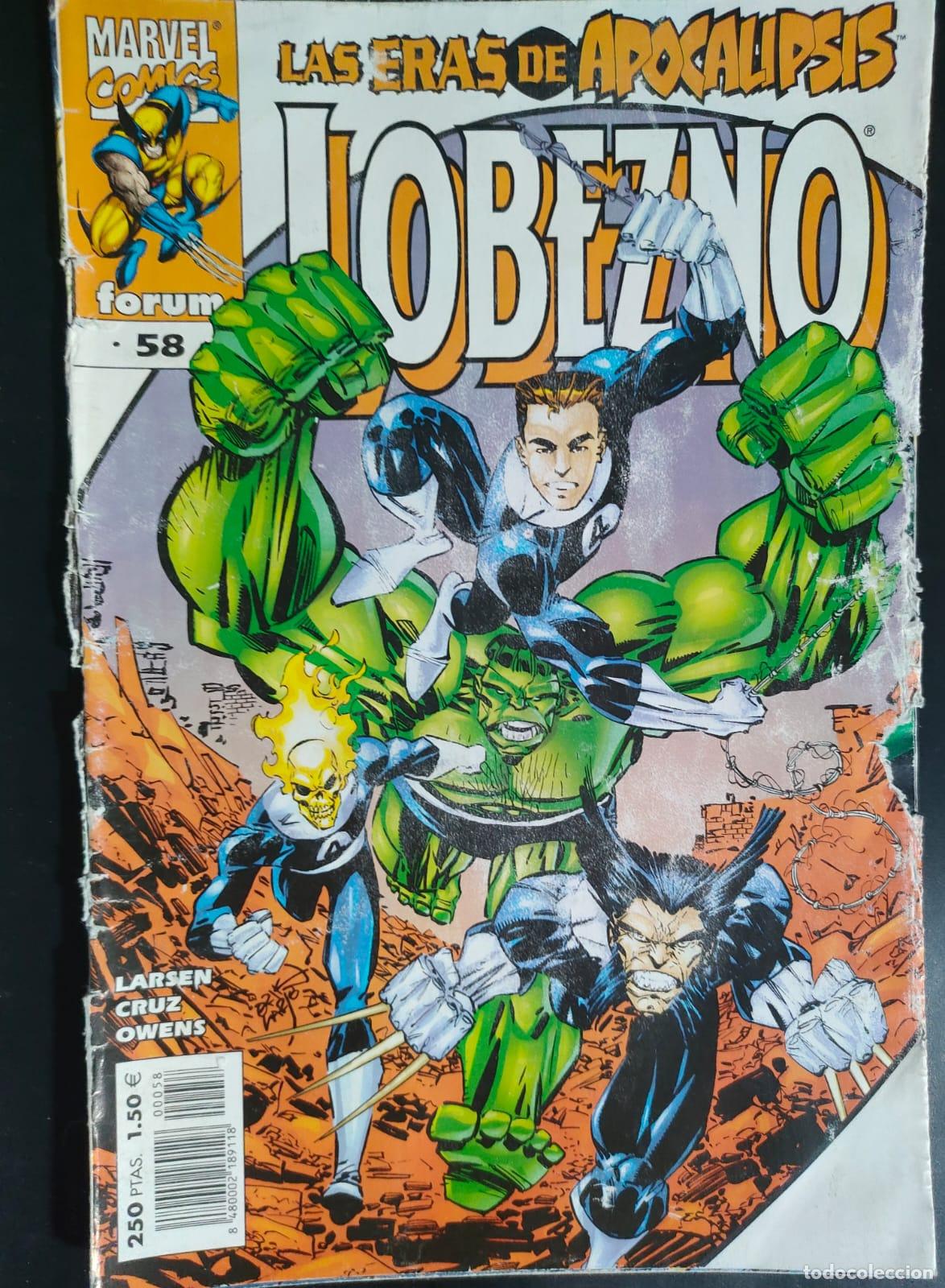 C&oacute;mics: LAS ERAS DE APOCALIPSIS LOBEZNO NUMERO 58 - Foto 1
