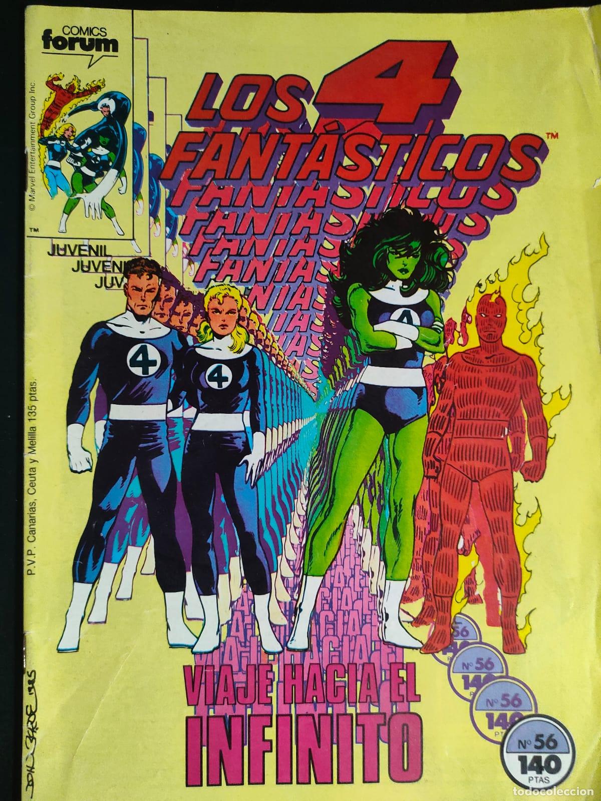 C&oacute;mics: LOS 4 FANTASTICOS NUMERO 56