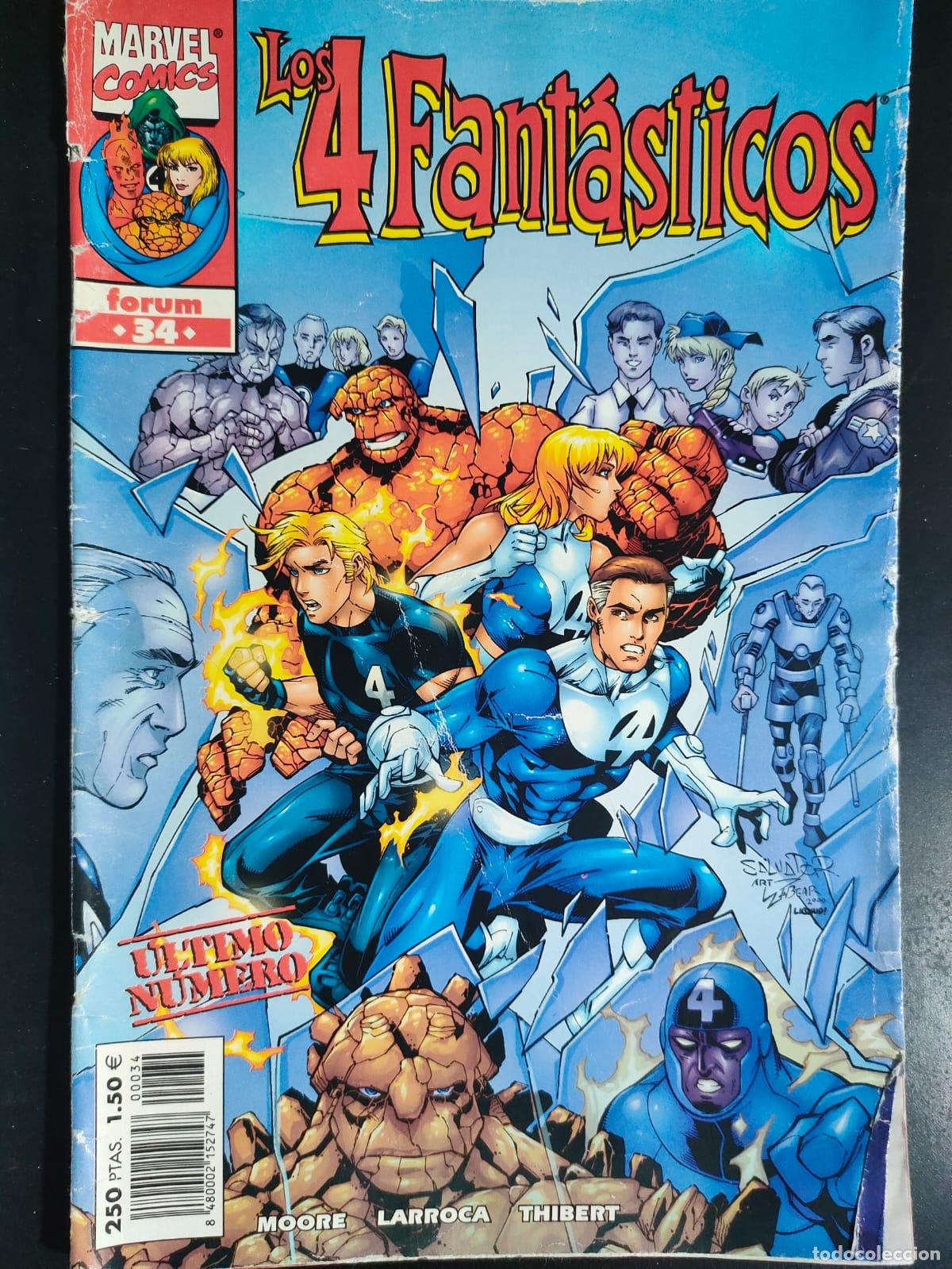 C&oacute;mics: LOS 4 FANTASTICOS NUMERO 34