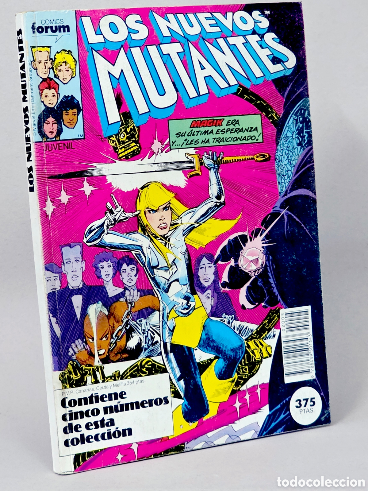 C&oacute;mics: C&Oacute;MIC LOS NUEVOS MUTANTES 36 AL 40 RETAPADO FORUM MARVEL BUEN ESTADO