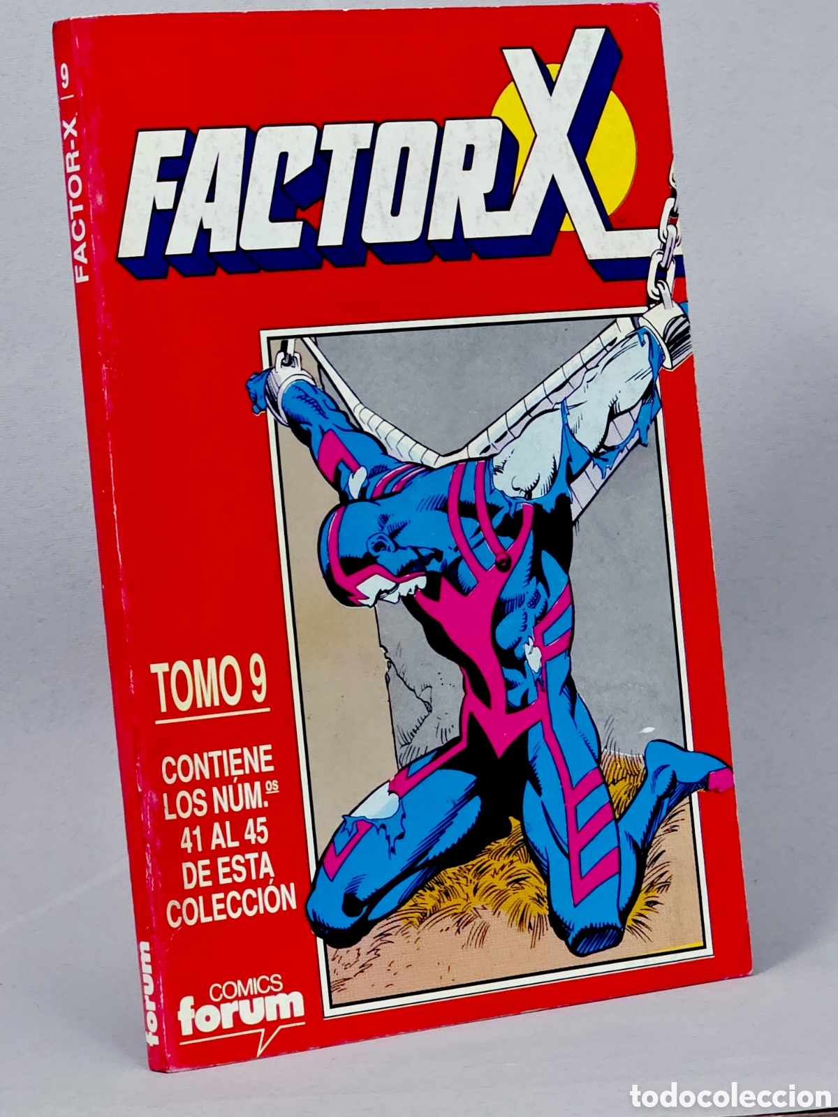 C&oacute;mics: C&Oacute;MIC FACTOR X 41 AL 45 RETAPADO TOMO 9 FORUM MARVEL BUEN ESTADO - Foto 1