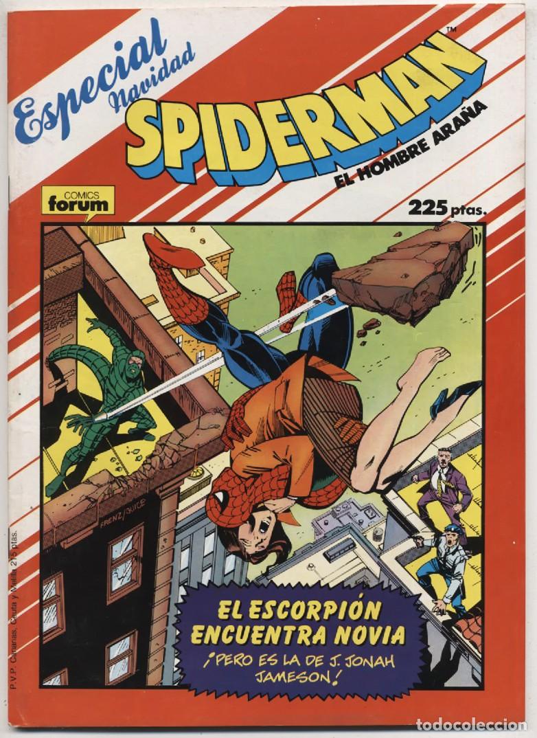 C&oacute;mics: SPIDERMAN ESPECIAL NAVIDAD VOL.1 EL HOMBRE ARA&Ntilde;A FORUM MARVEL EXCELENTE ESTADO 1987 68 PAGINAS