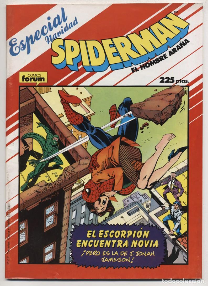 C&oacute;mics: SPIDERMAN ESPECIAL NAVIDAD VOL.1 EL HOMBRE ARA&Ntilde;A FORUM MARVEL EXCELENTE ESTADO 1987 68 PAGINAS