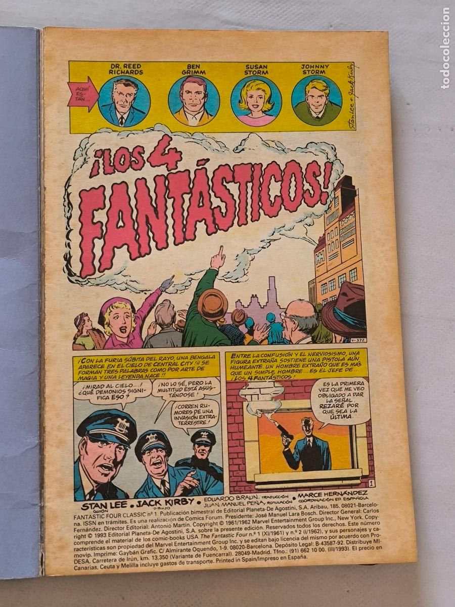 C&oacute;mics: FANTASTIC FOUR CLASSIC N&ordm; 1 - FORUM (S1) - Foto 2