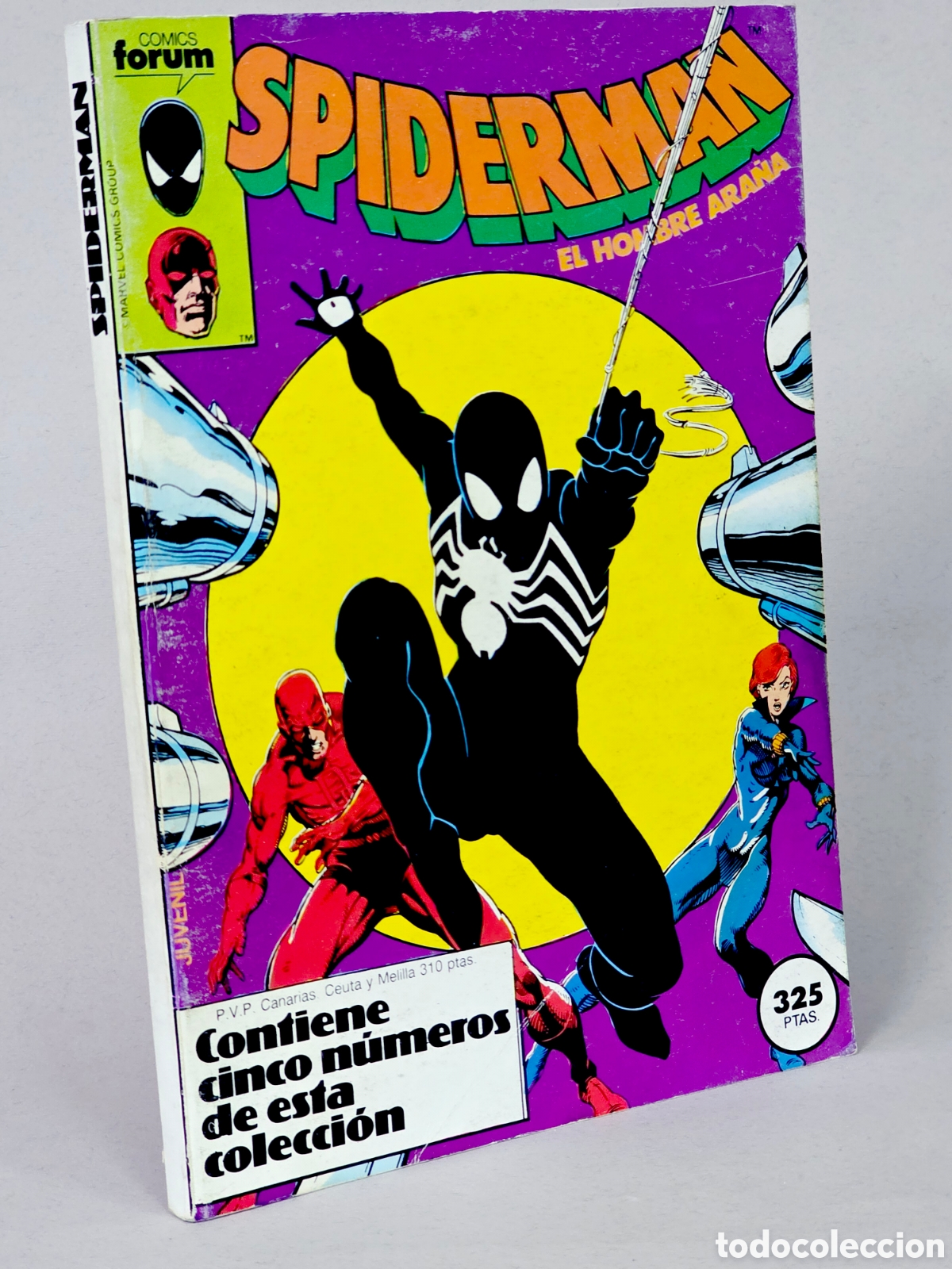 C&oacute;mics: C&Oacute;MIC SPIDERMAN 91 AL 95 RETAPADO VOL.1 FORUM MARVEL (SPIDER-MAN) VOLUMEN MUY BUEN ESTADO
