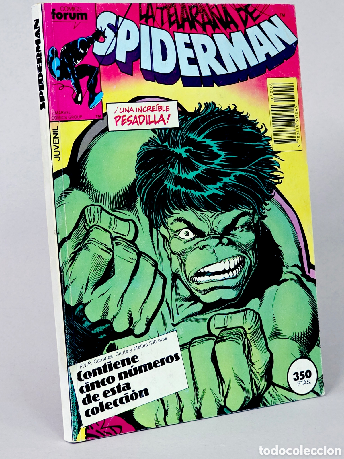 C&oacute;mics: C&Oacute;MIC SPIDERMAN 106 AL 110 RETAPADO VOL.1 FORUM MARVEL (SPIDER-MAN) VOLUMEN MUY BUEN ESTADO