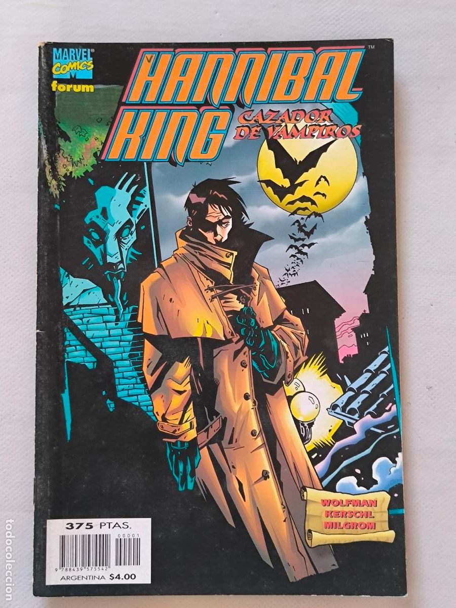 C&oacute;mics: HANNIBAL KING - CAZADOR DE VAMPIROS - MARVEL - FORUM (8J)