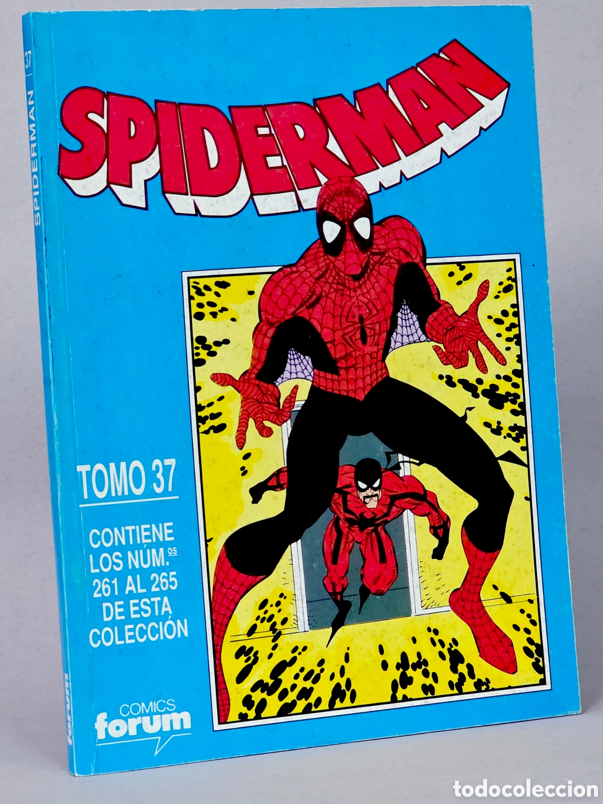 C&oacute;mics: C&Oacute;MIC SPIDERMAN 261 AL 265 RETAPADO TOMO 37 VOL.1 FORUM MARVEL (SPIDER-MAN) VOLUMEN MUY BUEN ESTADO