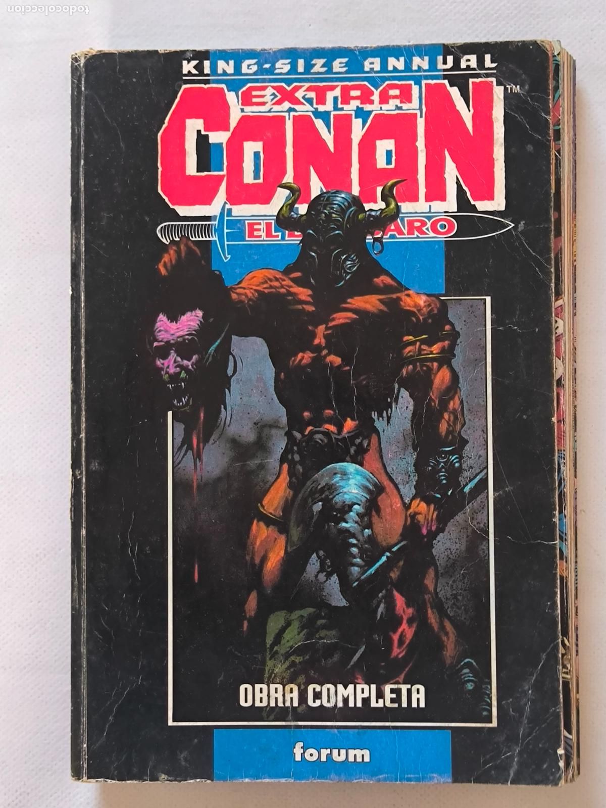 C&oacute;mics: CONAN EL BARBARO EXTRA - KING SIZE ANNUAL - OBRA COMPLETA - FORUM (8J)
