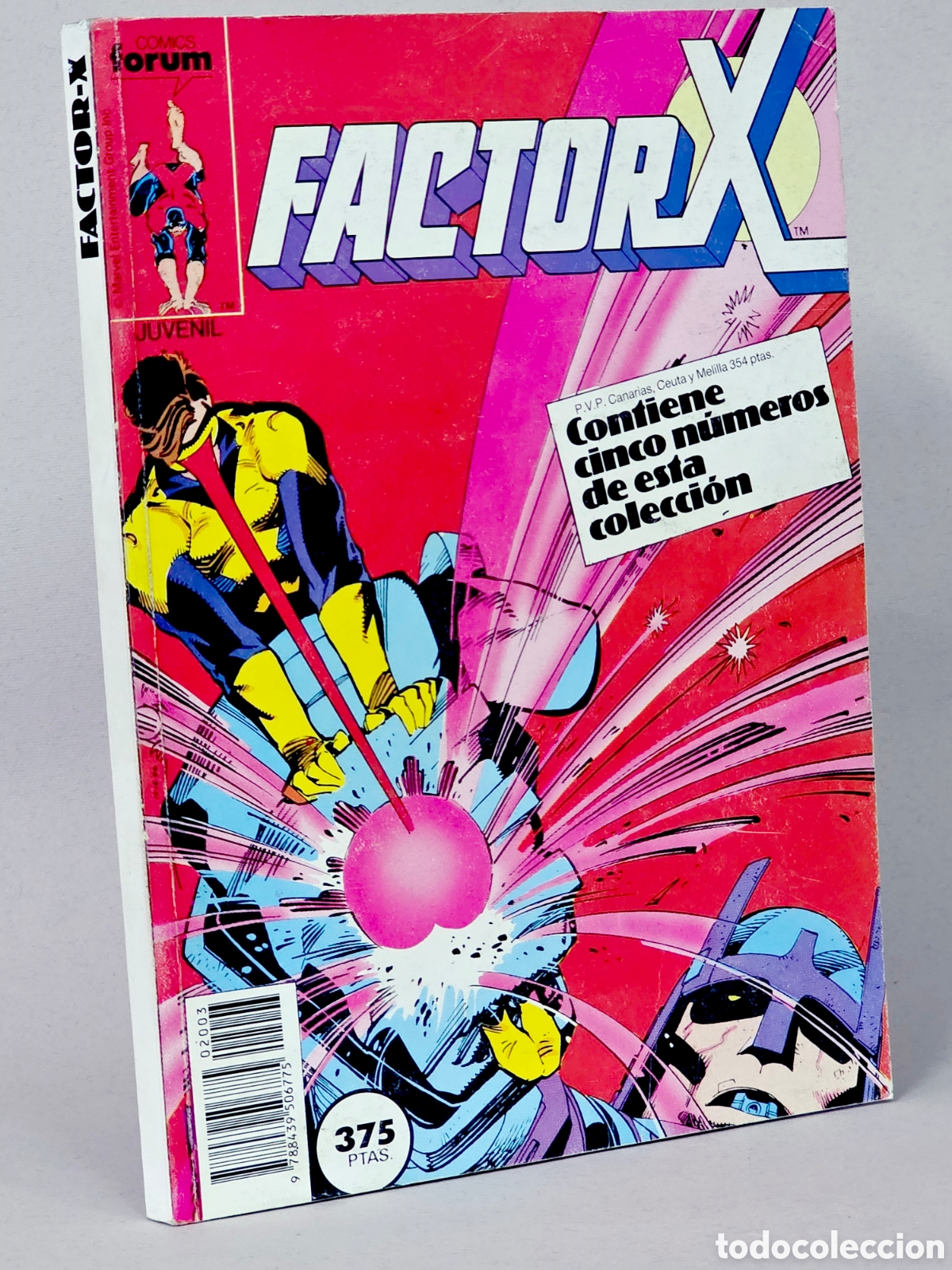 C&oacute;mics: C&Oacute;MIC FACTOR X 11 AL 15 RETAPADO VOL.1 FORUM MARVEL VOLUMEN BUEN ESTADO