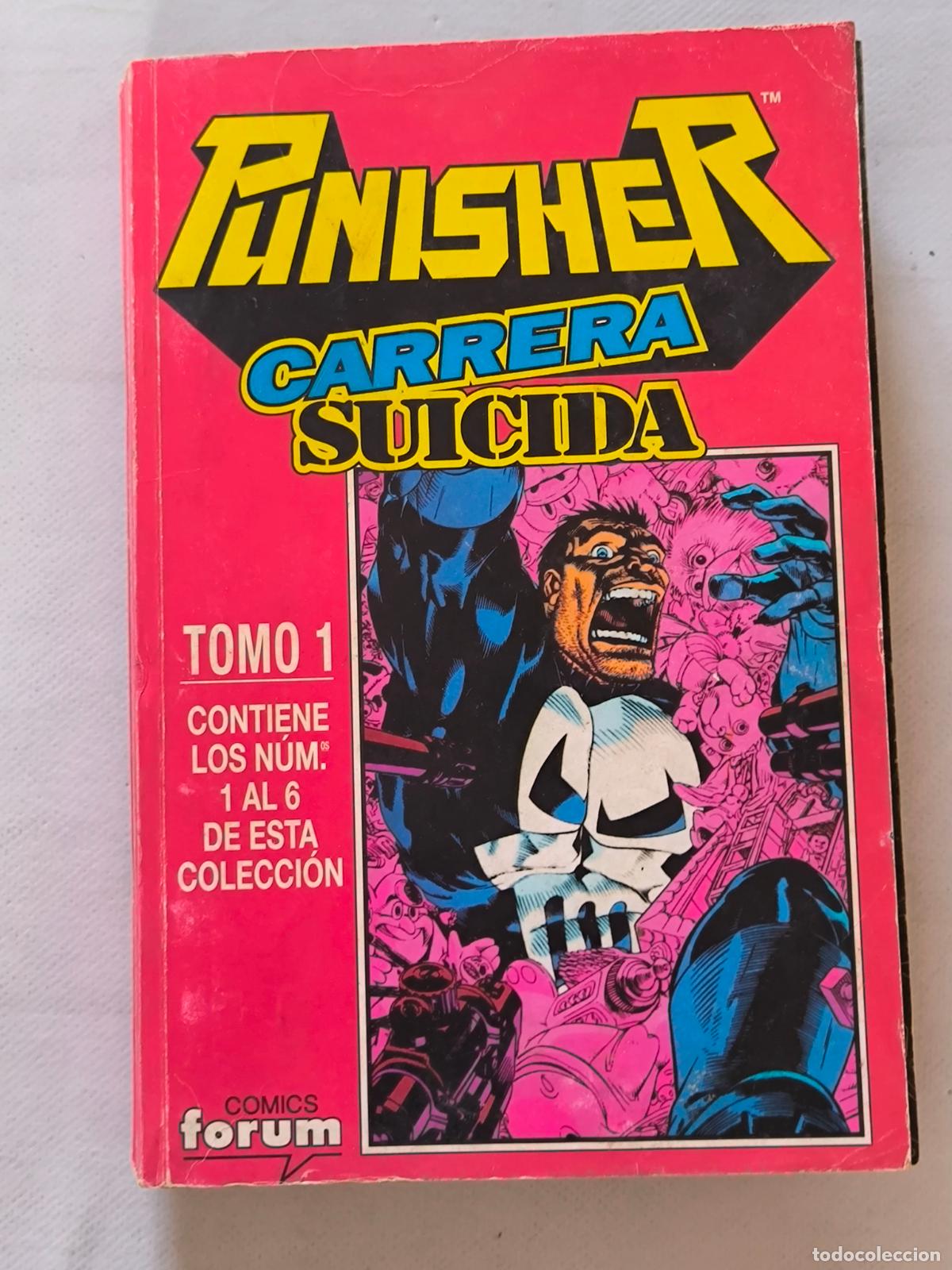 C&oacute;mics: PUNISHER: CARRERA SUICIDA TOMO 1 - RETAPADO QUE INCLUYE N&ordm; 1 A 6 - FORUM (I)
