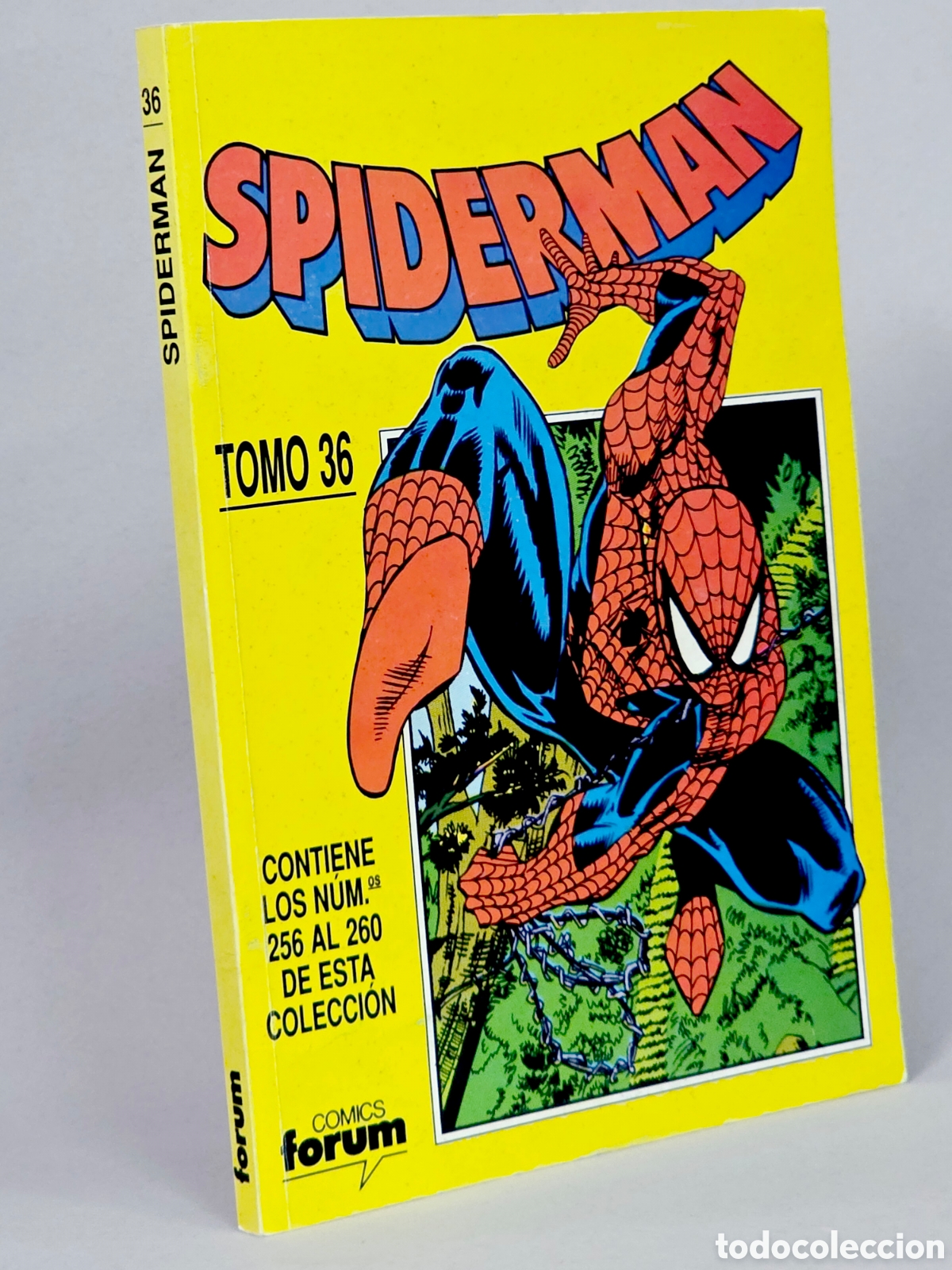 C&oacute;mics: C&Oacute;MIC SPIDERMAN 256 AL 260 RETAPADO VOL.1 TOMO 36 (SPIDER-MAN) FORUM MARVEL CASI EXCELENTE ESTADO