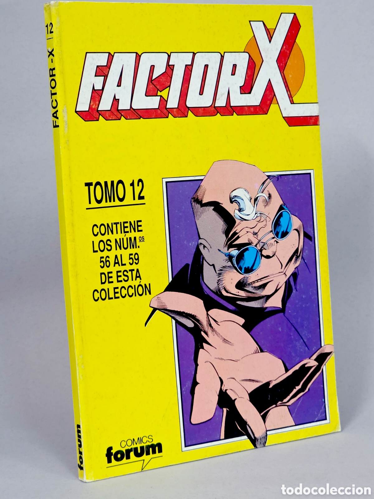 C&oacute;mics: C&Oacute;MIC FACTOR X 56 AL 59 RETAPADO VOL.1 TOMO 12 FORUM MARVEL VOLUMEN CASI EXCELENTE