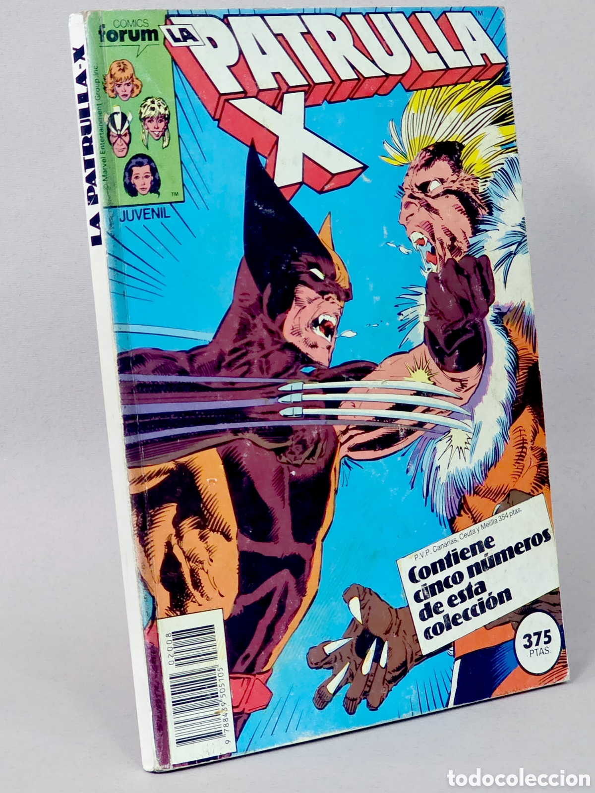 C&oacute;mics: C&Oacute;MIC LA PATRULLA X 72 AL 76 RETAPADO VOL.1 FORUM MARVEL VOLUMEN BUEN ESTADO
