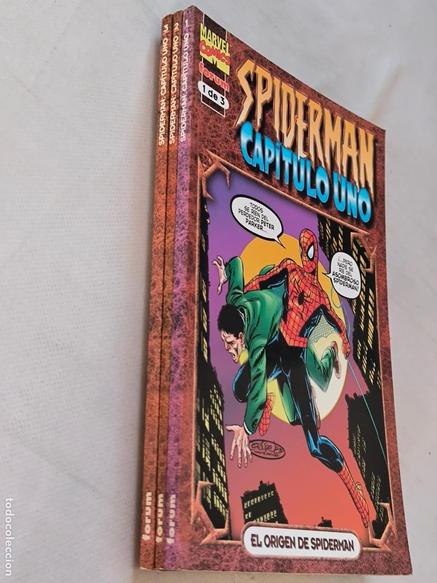 C&oacute;mics: SPIDERMAN: EL ORIGEN DE SPIDERMAN COMPLETA - TOMO 1, 2 Y 3 - MARVEL - FORUM (IC) - Foto 2