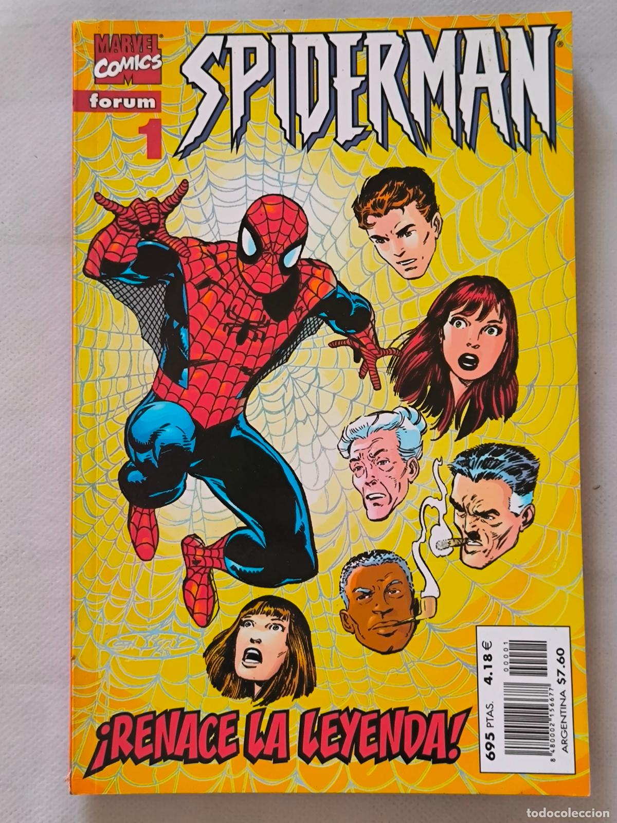 C&oacute;mics: SPIDERMAN N&ordm; 1 - &iexcl;RENACE LA LEYENDA! - LOMO ROJO - MARVEL - FORUM (GU)