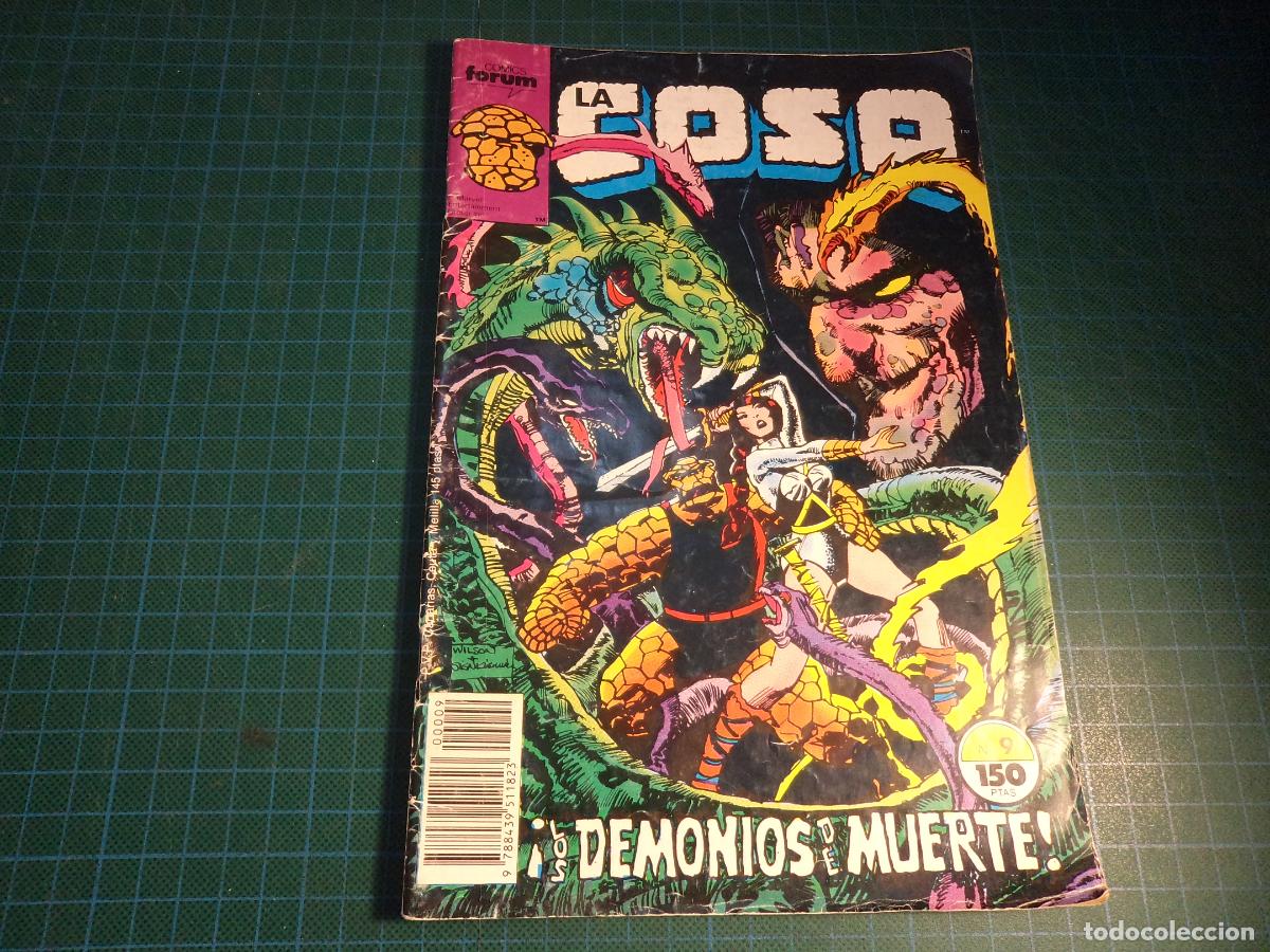 C&oacute;mics: La Cosa. N&ordm; 9. Forum. Con se&ntilde;ales de uso. (Ref. 11-B) - Foto 1