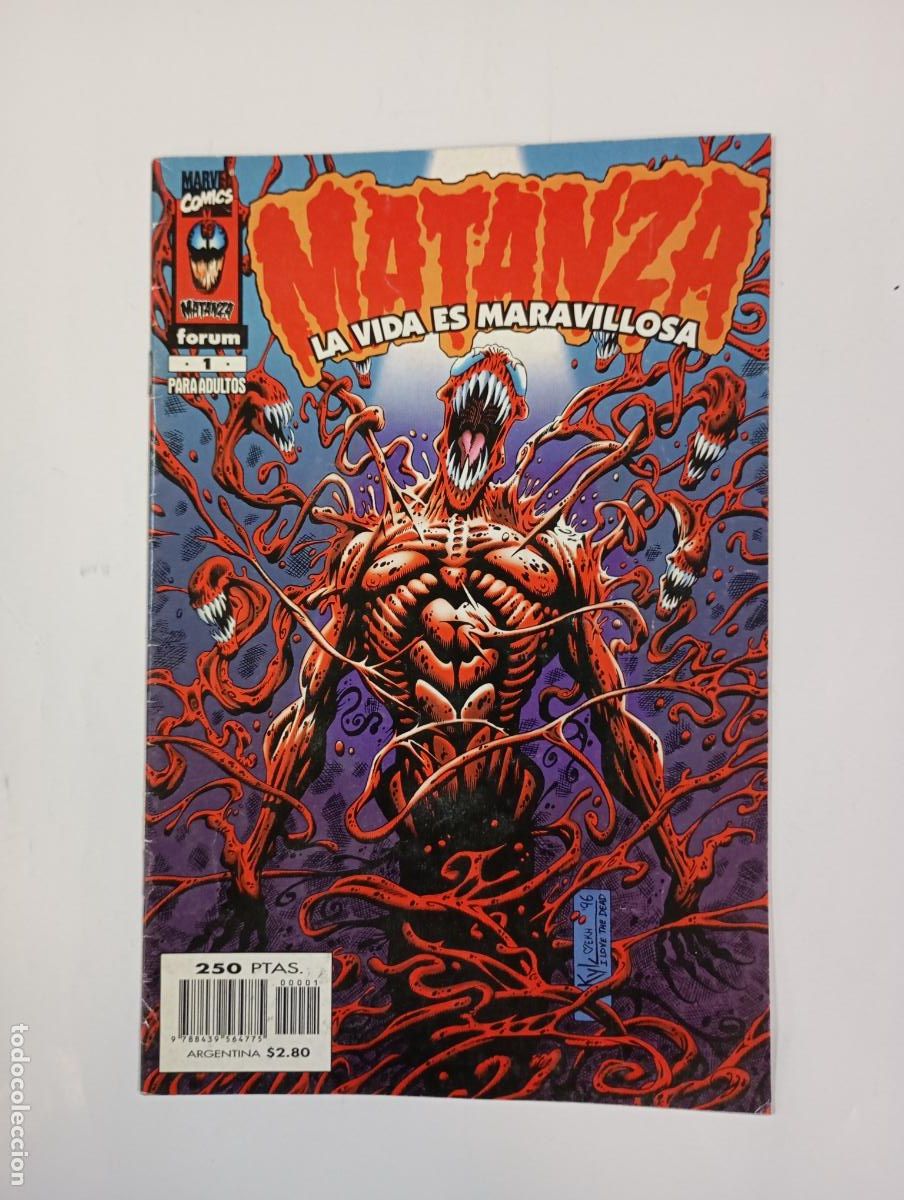 C&oacute;mics: MATANZA N&ordm; 1. LA VIDA ES MARAVILLOSA. MARVEL COMICS FORUM. TDKC37