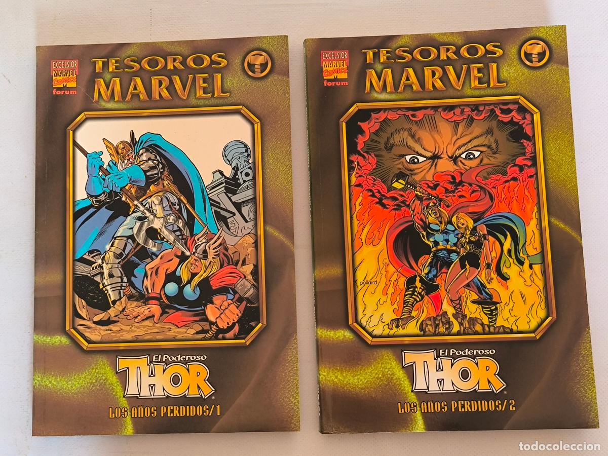 C&oacute;mics: EL PODEROSO THOR: LOS A&Ntilde;OS PERDIDOS COMPLETA - TOMO 1 Y 2 - TESOROS MARVEL - FORUM (7Y) - Foto 1