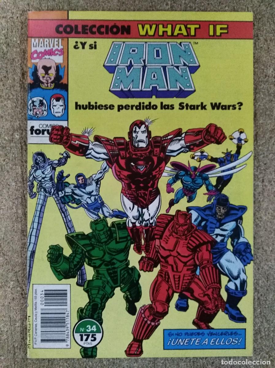 C&oacute;mics: What If Iron Man 34.Vol.1.Marvel.Forum