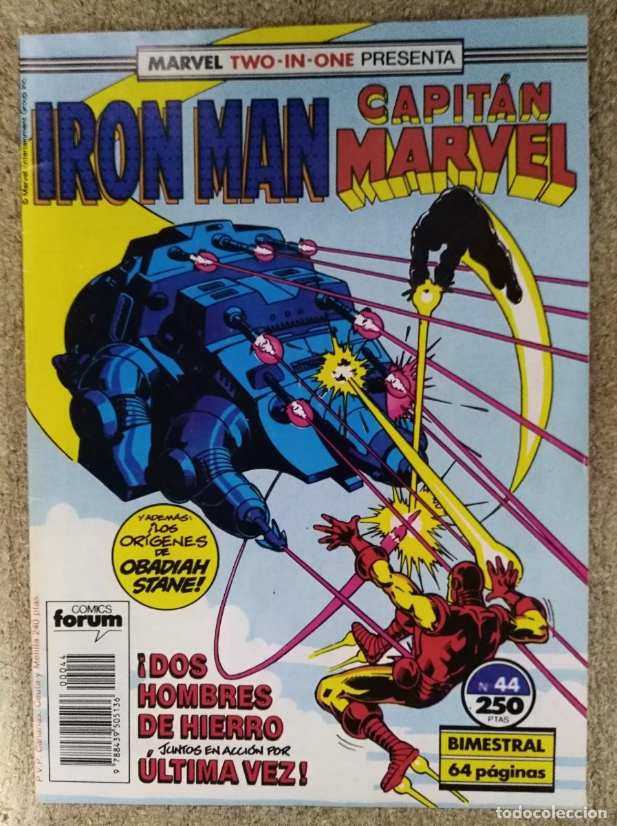 C&oacute;mics: Marvel Two In One.Iron Man/Capitan Marvel 44.Vol.1.Marvel.Forum - Foto 1
