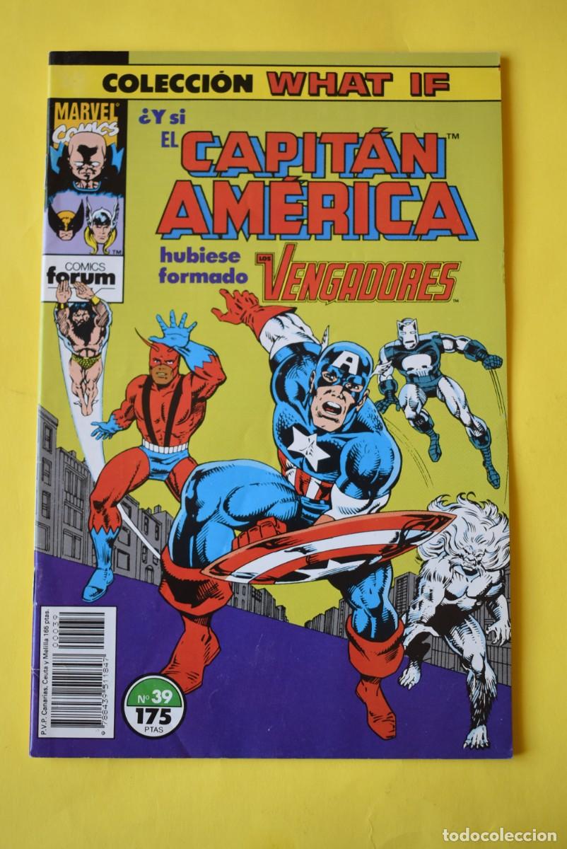 Fumetti: Comic Forum. Marvel Comics. What if. &iquest;Y si el Capit&aacute;n Am&eacute;rica hubiese formado los Vengadores N. &ordm; 39