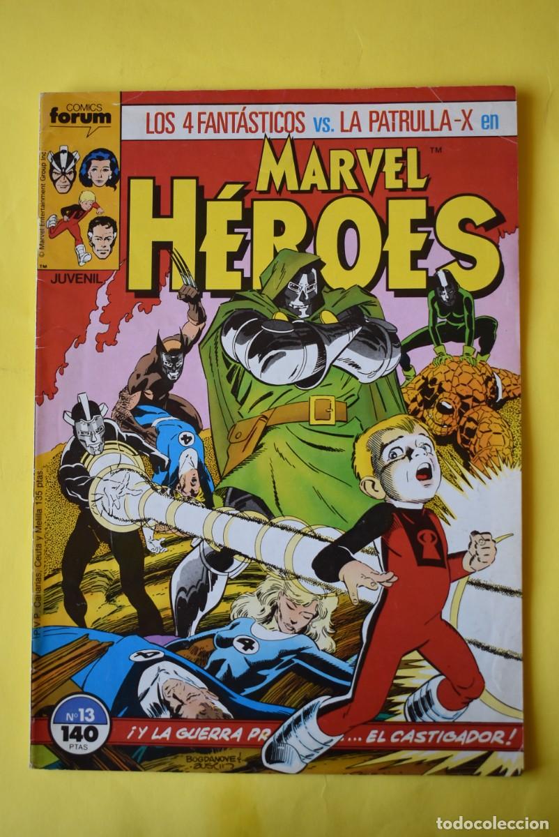 Comics: Comic Forum. Marvel Comics. Marvel H&eacute;roes. Los 4 Fant&aacute;sticos Vs La Patrulla X . N. &ordm; 13