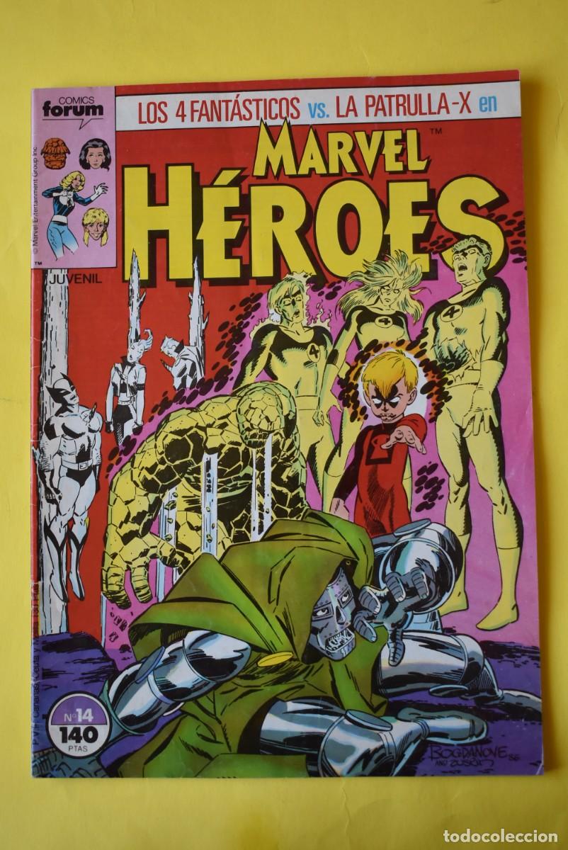 Comics: Comic Forum. Marvel Comics. Marvel H&eacute;roes. Los 4 Fant&aacute;sticos Vs La Patrulla X . N. &ordm; 14