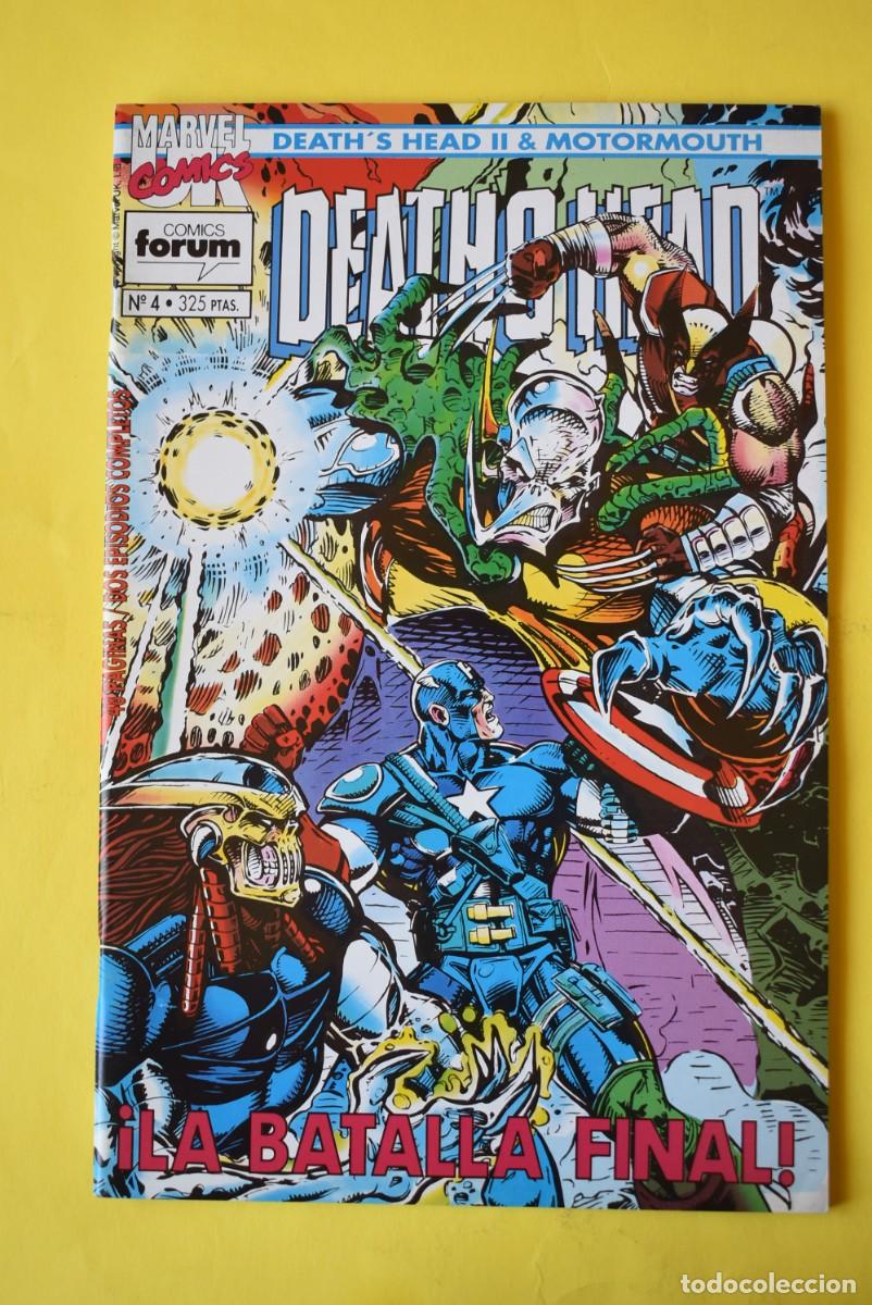 Comics: Comic Forum. Marvel Comics. Death's Head & Motormouth. N. &ordm; 4