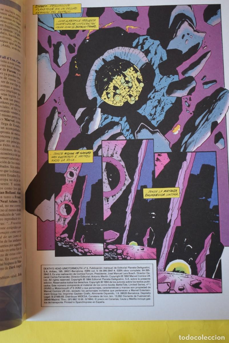 C&oacute;mics: Comic Forum. Marvel Comics. Deaths Head & Motormouth. N. &ordm; 5 - Foto 3