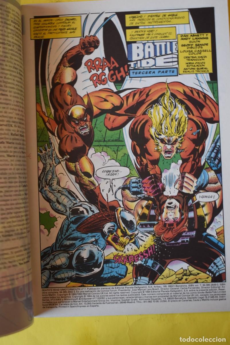 C&oacute;mics: Comic Forum. Marvel Comics. Deaths Head & Motormouth. N. &ordm; 7 - Foto 2