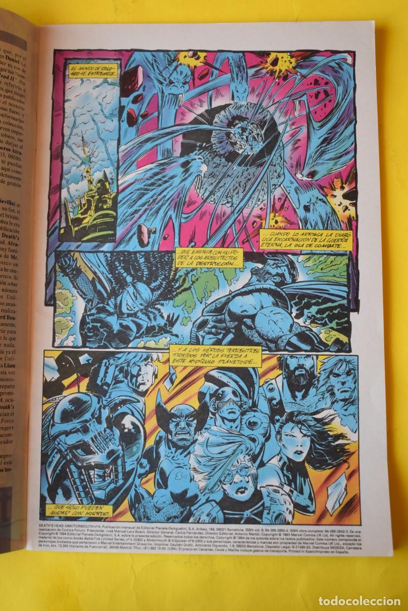 C&oacute;mics: Comic Forum. Marvel Comics. Deaths Head & Motormouth. N. &ordm; 8 - Foto 2