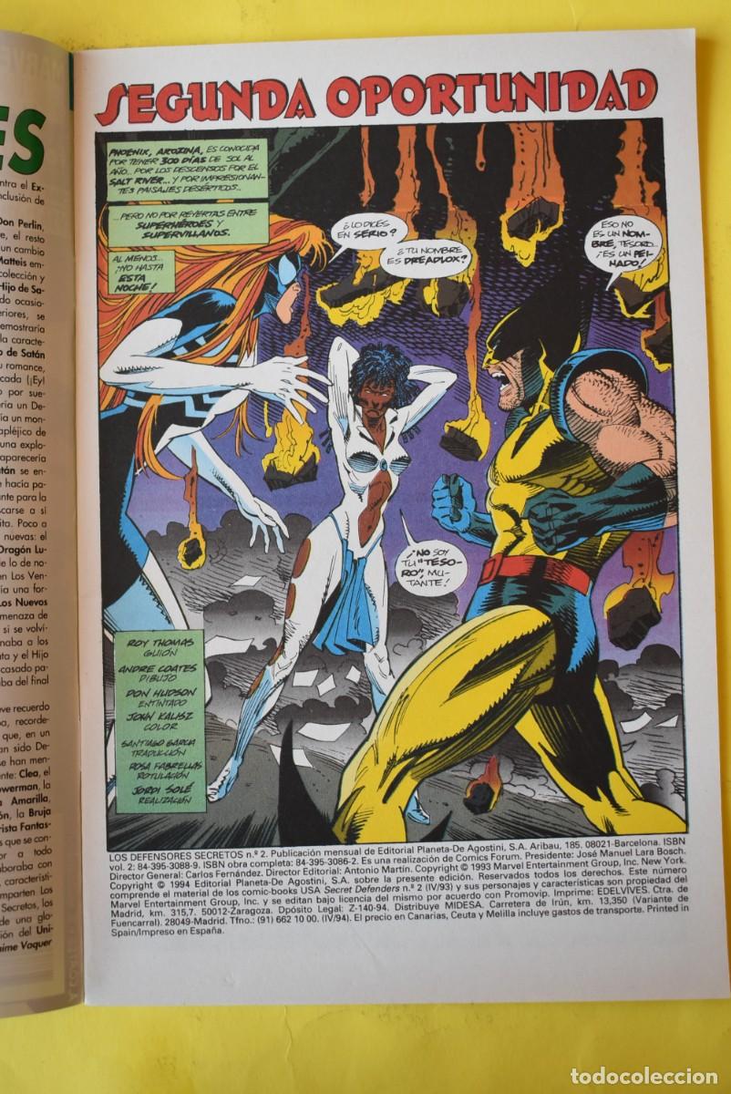 C&oacute;mics: Comic Forum. Marvel Comics. Defensores Secretos. Serie Limitada. N. &ordm; 2 de 12 - Foto 2