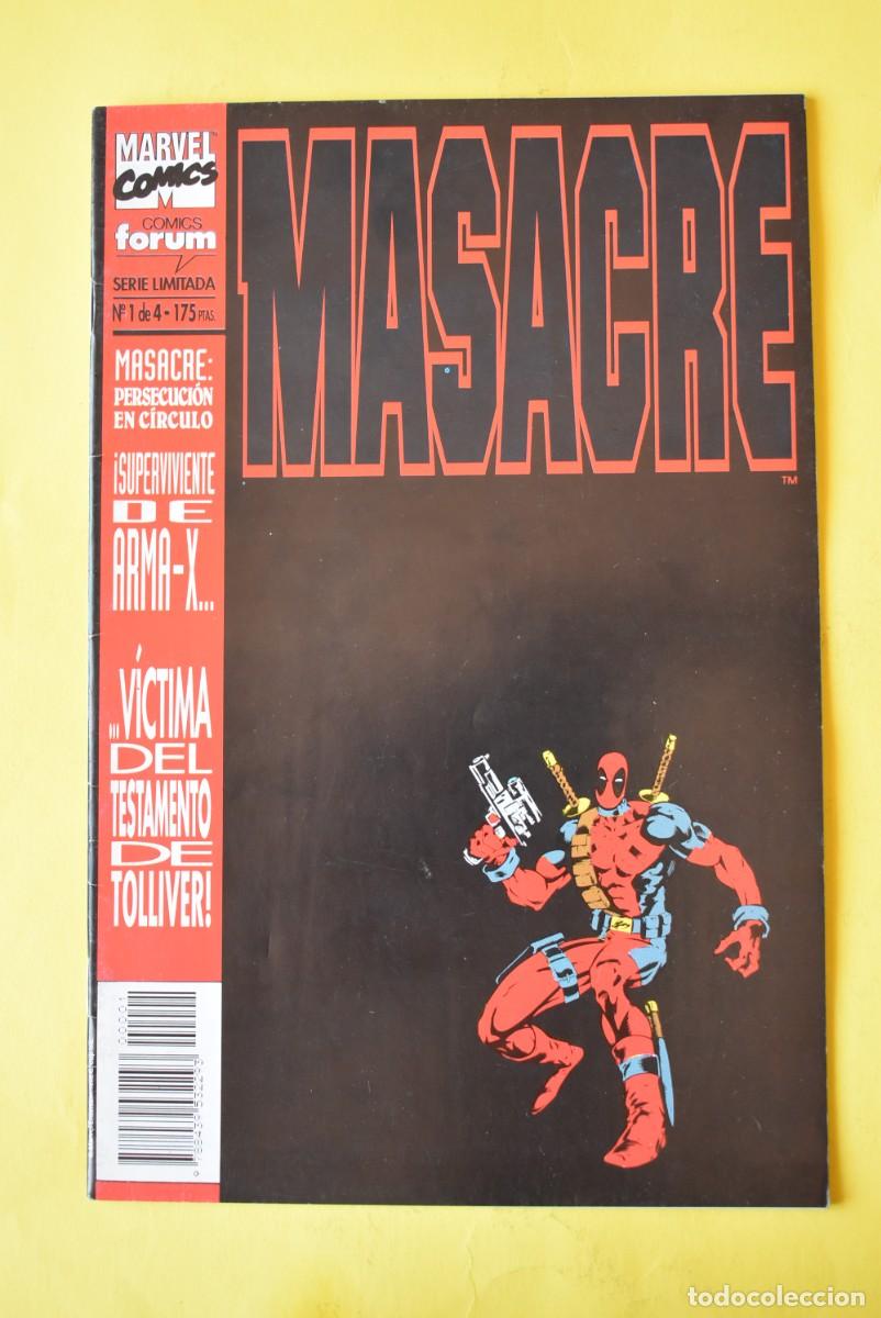 Comics: Comic Forum. Marvel Comics. Masacre. Serie Limitada. N. &ordm; 1 de 4