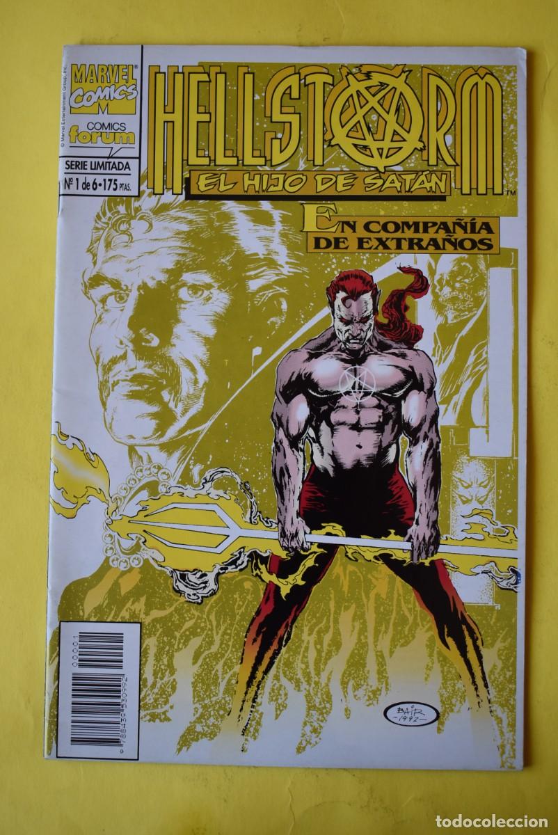 C&oacute;mics: Comic Forum. Marvel Comics. Hellstorm. El hijo de Sat&aacute;n. Serie Limitada. N. &ordm; 1 de 6 - Foto 1