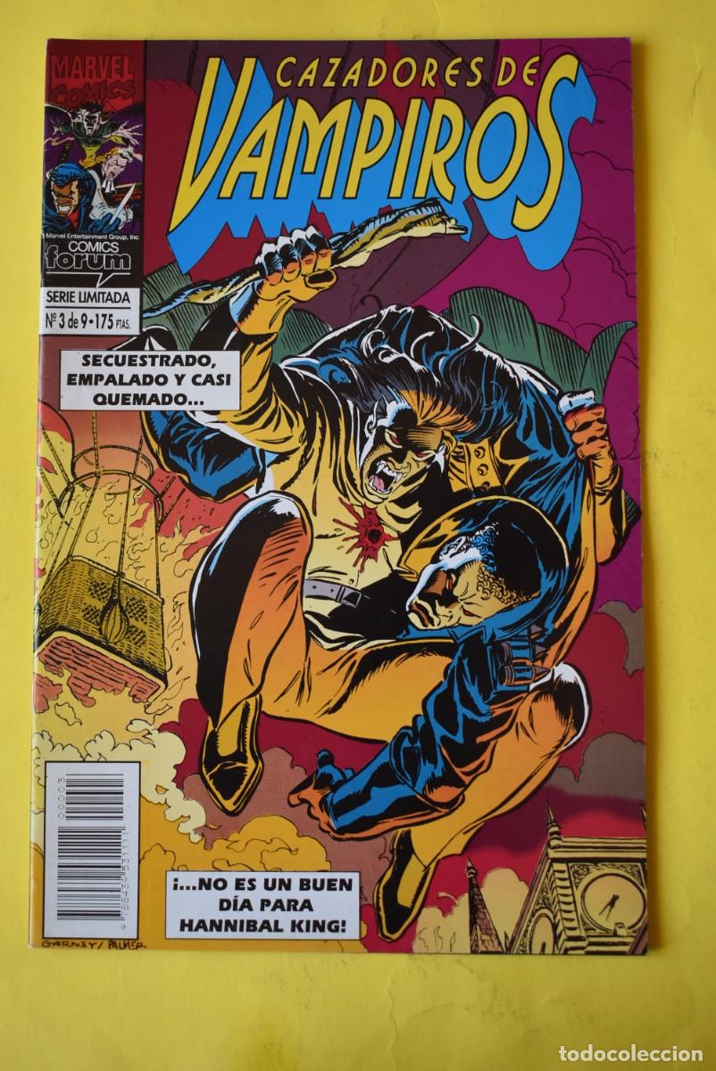 Comics: Comic Forum. Marvel Comics. Cazadores de Vampiros. Serie Limitada. N. &ordm; 3 de 9