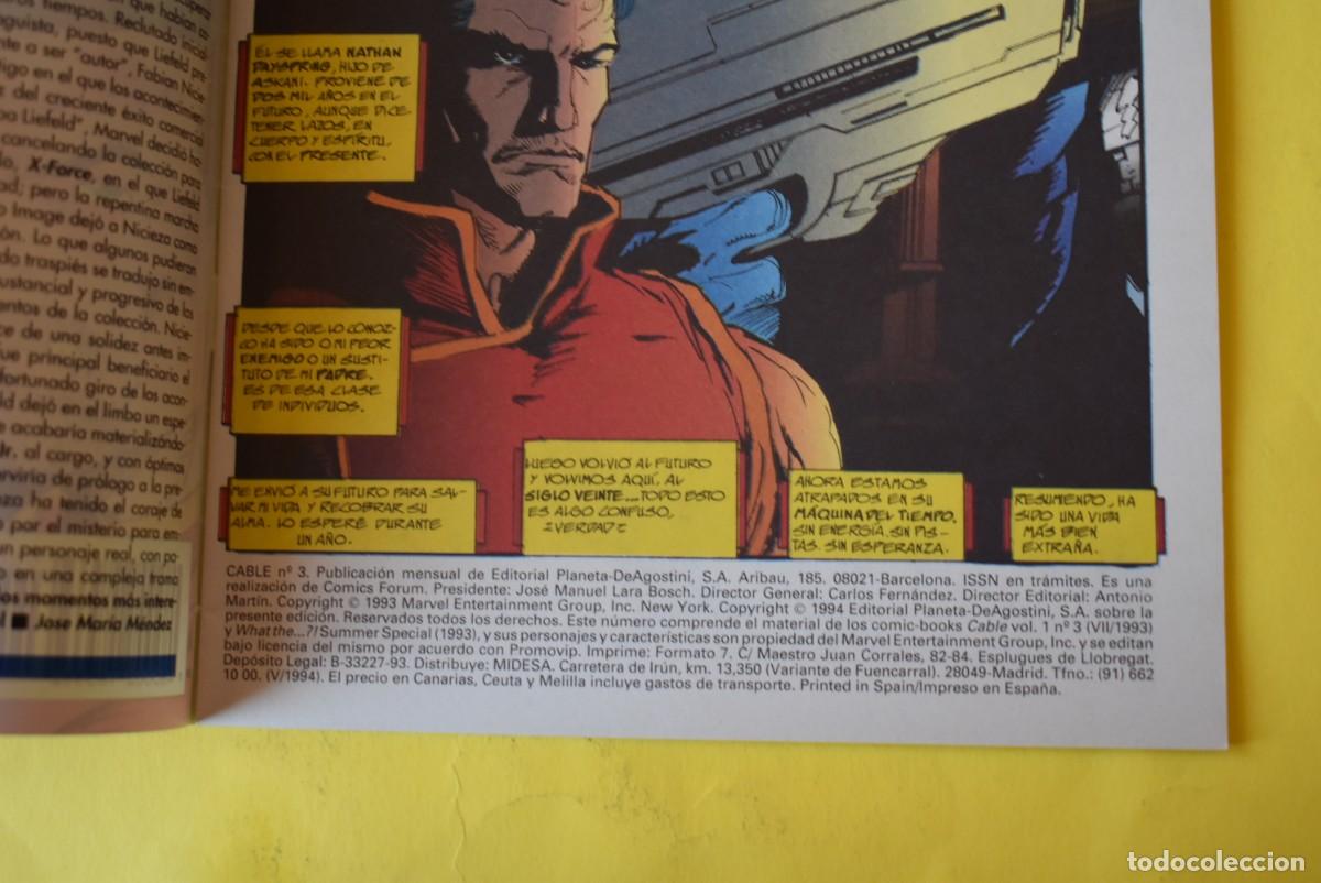 C&oacute;mics: Comic Forum. Marvel Comics. Cable. N. &ordm; 3 - Foto 2