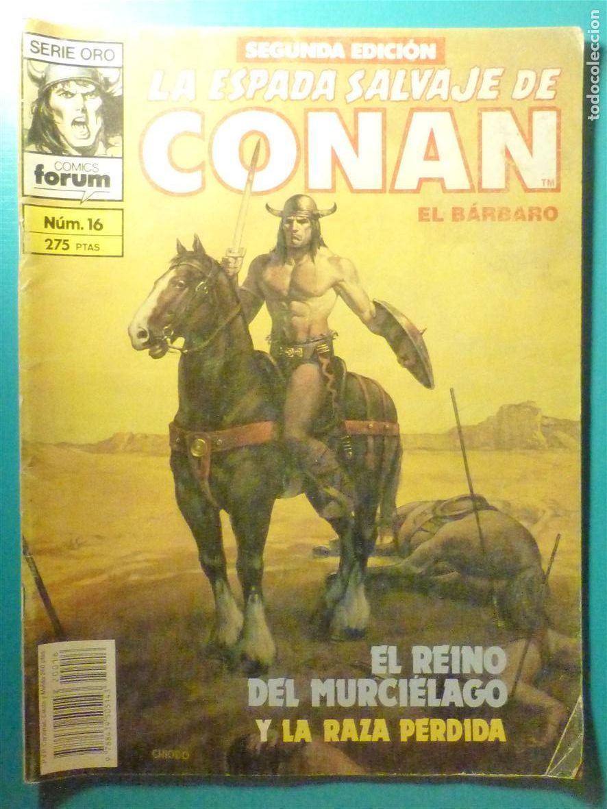 C&oacute;mics: Comic - La Espada Salvaje de Conan El B&aacute;rbaro - N&ordm; 16 - Segunda Edici&oacute;n - Comics Forum Oro