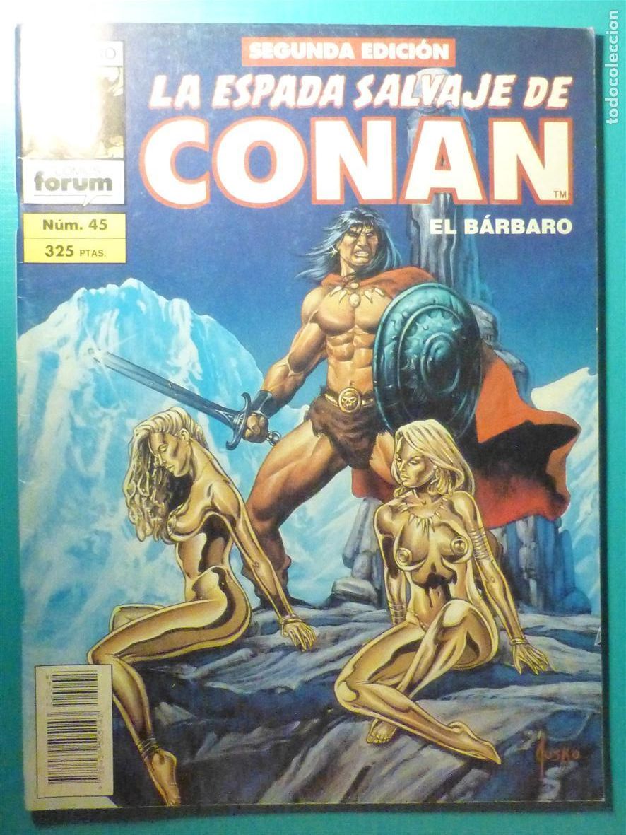 C&oacute;mics: Comic - La Espada Salvaje de Conan El B&aacute;rbaro - N&ordm; 45 - Segunda Edici&oacute;n - Comics Forum Oro