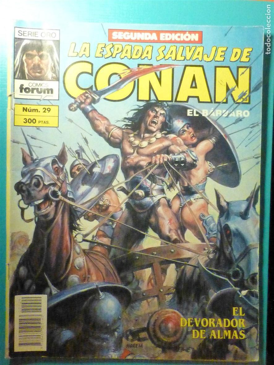 C&oacute;mics: Comic - La Espada Salvaje de Conan El B&aacute;rbaro - N&ordm; 29 - Segunda Edici&oacute;n - Comics Forum Oro